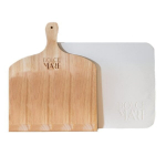 Dolce Mare pitsa kivikomplekt puidust labidaga &ndash; Kr&otilde;be, kivi ahju stiilis pitsa kodus