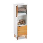 Vannitoa riiul 101x32x30cm., helepruun/valge