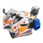 Mootorratta mootori m&auml;nguasi, 39x41x27 cm, kollane, mehaaniku t&ouml;&ouml;koja komplekt