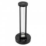 UV-valgus, 36W ultraviolettlamp osoonipuhastajaga, 16.6x41.6 cm, must
