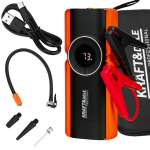 Multifunktsionaalne k&auml;ivitusabi kompressori ja LED-tulega Kraft & Dele KD5492, 1200A, 12 V, 10000 mAh
