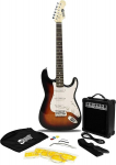 RockJam Sunburst t&auml;ism&otilde;&otilde;duline elektrikitarri komplekt