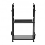 Haluriiul, 45.5x33x76.5 cm, Must, Sepistatud raud, Panipaik