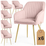 6 tooli komplekt Akord Florence, roosa