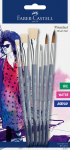 Pintslite komplekt Faber-Castell Creative Studio 6tk/pk, Pintslite komplekt Faber-Castell Creative Studio 6tk/pk
