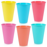 Plastikust tassid 400 ml 6 tk.