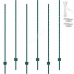 Metallist aiapostid, 10 tk, 182,88 cm