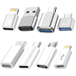 USB-C adapterite komplekt, 8 tk.