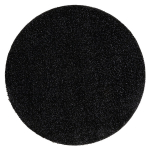 Vannitoa vaip SYNERGY ring, glamuur, libisemiskindel, pehme - lureks must, ratas 100 cm