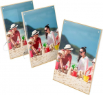 Magnetilised akr&uuml;&uuml;list foto- ja sertifikaadiraamid Kuldsed 3 tk 21,6 x 28 cm