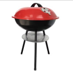 Grill - kaanega grill, punane