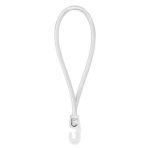 Elastne kinnituskumm konksuga Bradas BUNGEE CORD HOOK, 18 cm, valge