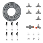 Udupihustuss&uuml;steem Bradas WHITE LINE, 10 m