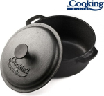 Puhas malmist pott kaanega, 24 x 10.8 cm, 3.8L, HR-TNJ-5A24, COOKING BY HEINNER