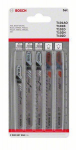 Tikksaeterade komplekt Bosch Wood and Plastics, 5-osaline