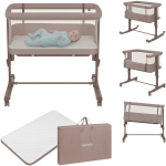 Lionelo Aurora Beige Taupe 3in1 - kiik, voodi &auml;&auml;res kasutatav kiik ja iseseisev kiik