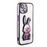 iLike iPhone 15 Silikoon&uuml;mbris Tr&uuml;kk Desire J&auml;nes Lilla