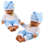 Nukk - magav beebi sinise pidžaamaga, 24 cm