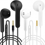 K&otilde;rvaklapid juhtmega, 2 tk, 3.5 mm, mikrofon