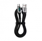 120W kiirlaadimisega USB-A - Type-C andmesidekaabel 2m LED-ekraaniga, NewPRO CS35