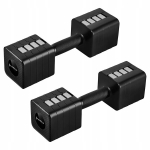 Libisemiskindlad reguleeritavad hantlid, 2x5 kg
