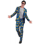 "NEON BANAAN PARTY FASHION SUIT" (jakk, p&uuml;ksid)