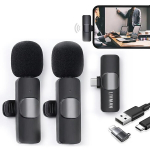 Digitaalne mikrofon nutitelefonidele: 2 kompaktset juhtmevaba mikrofoni LIVMAN K9