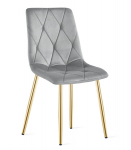 LIBRA sametist s&ouml;&ouml;gitool &ndash; helehall kuldsete jalgadega