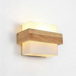 Puidust LED seinavalgusti, 12W, E27, reguleeritav