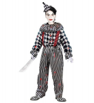 "VINTAGE CLOWN" (jumpsuit volangide ja traksidega, peakate)