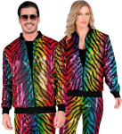 "PEO MOEBOMBER" (vikerkaare-, looma- ja tiigrimustriga s&auml;delev bomber)