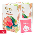 Virsiku must tee, kottides (paber&uuml;mbrikud), Tarlton, 2x(1,5g x 20tk)