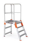 &Uuml;hepoolne alumiiniumist platvormredel platvormiga (560&times;778 mm), 6 astet 143-229 cm (95306) ALVE PREMIUM | 6 astet 143-229 cm