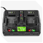 Kahekordne akulaadija Wuber W04011, 21,5 V