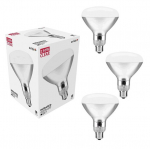 Avide Infrapunalamp 150W E27 R125 3tk