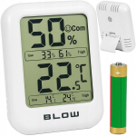 Mini ilmajaam termomeetri ja h&uuml;gromeetriga, LCD, magnetiga, Mini orų stotelė su termometru ir higrometru, LCD, su magnetu