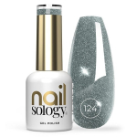 Geellakk Realac Nailsology 124 Sea Life Blue s&auml;delusega, k&otilde;rgelt pigmenteeritud, kauap&uuml;siv 8 ml