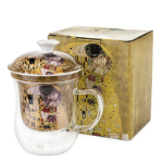 KLIMT klaasist kruus keraamilise infusiooniga