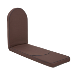 Lamamistooli padi PATIO Modena Oval pruun 180x47 cm pol&uuml;ester