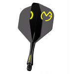 Winmau Fusion Mvg N02 mustad l&uuml;hikesed sulgedega varred