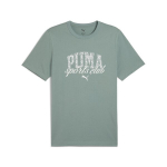 PUMA meeste vabaaja T-s&auml;rk PUMA CLASS Graphic Tee Green Moon - 68464330, roheline