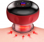 3in1 nutikas elektriline vaakummassaažiteraapia massaažikomplekt infrapuna-kuumutusteraapiamasin Gua Sha massaažit&ouml;&ouml;riist 6-tasemelise temperatuuri ja imemisega