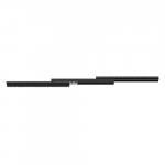 Sahtlisiinid, T&auml;isv&auml;ljat&otilde;mmatavad alumise kinnitusega, 60x7.5x5.5 cm, Must, Raskekaaluline