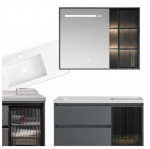 Komplekt valamu kapp peegel koos led-valgustusega Granitan Loft hall komplekt