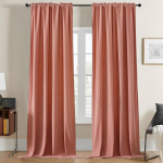Sametist pimendavad termokardinad Joydeco 132x245 cm, roosa, 2 tk, 132x245 cm