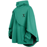 Oversize pont&scaron;o stiilis kapuutsiga pusa roheline XL, XL