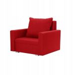 Tugitoolvoodi MONDO 70x190 cm punane kangas, modernne magamisfunktsioon