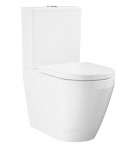 P&otilde;randal seisev WC-pott Grohe EuroCeramic Triple Vortex, rimless koos QR/SC-kaanega