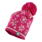 Huppa Laste m&uuml;ts FLAKE, fuchsia pattern