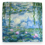 Mulberry siidist r&auml;tik MONET 49x49cm 000099